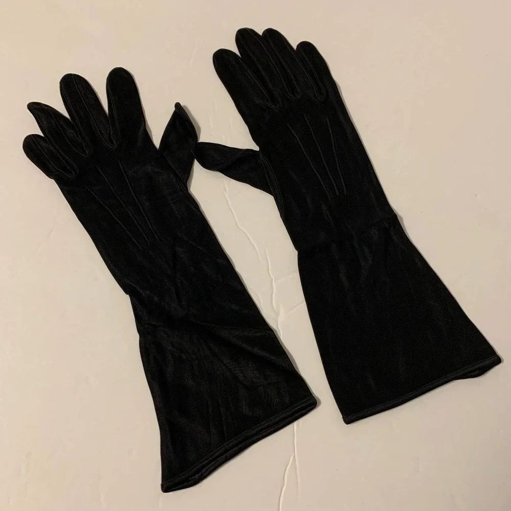 Vintage‎ Opera Gloves Black 12
